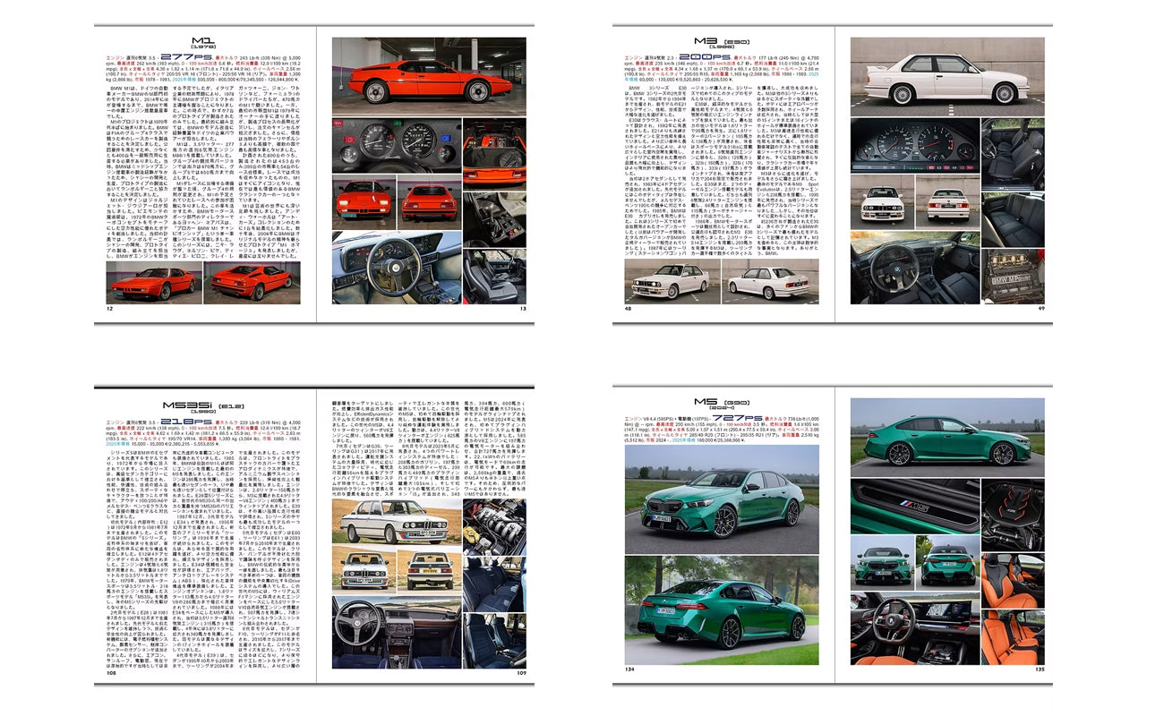 BMW M - 写真で見る45年の歴史 (PDF)